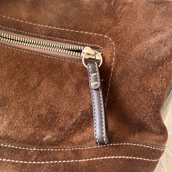 Vintage Coach Brown Suede Bag Used good condition - Picture 2 of 13